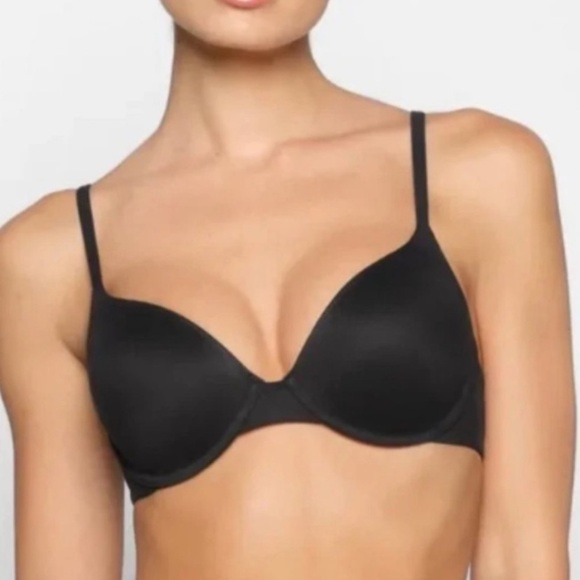 Skims fits everybody T-Shirt underwire bra size 42D Onix NWT - Picture 1 of 7